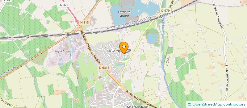 localisation de l'entreprise MONSIEUR LUDOVIC IGHIL  AIMARGUES