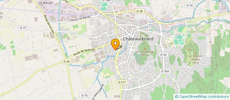 localisation de l'entreprise MONSIEUR LUDOVIC JACQUES à CHATEAURENARD