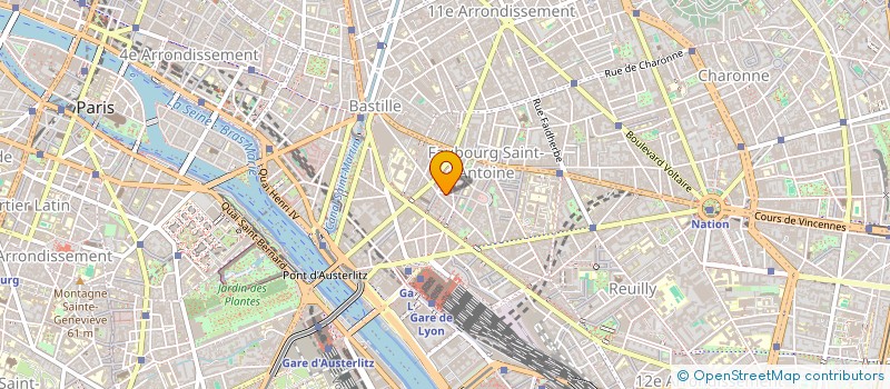 localisation de l'entreprise MONSIEUR LUDOVIC JAFFRENOU  PARIS