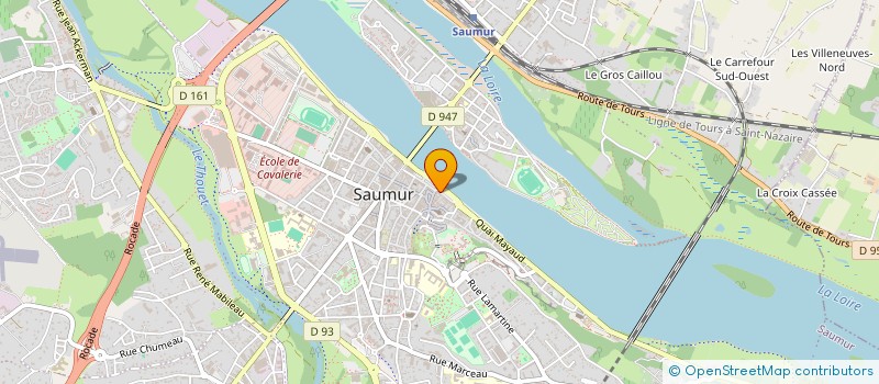 localisation de l'entreprise MONSIEUR LUDOVIC JAGNEAU à SAUMUR