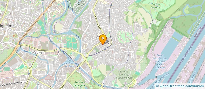 localisation de l'entreprise MONSIEUR LUDOVIC JAILLON  STRASBOURG