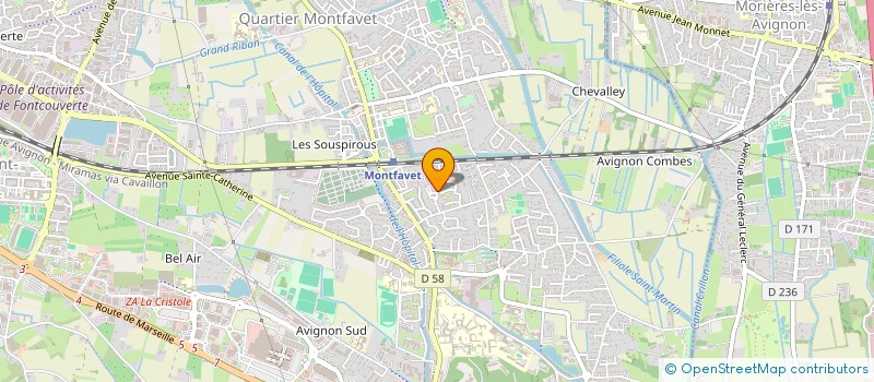 localisation de l'entreprise MONSIEUR LUDOVIC JALAT à AVIGNON