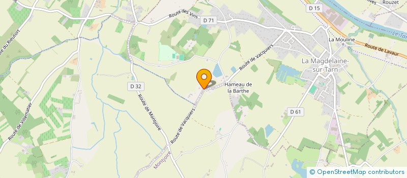 localisation de l'entreprise MONSIEUR LUDOVIC JAMBU  LA MAGDELAINE-SUR-TARN