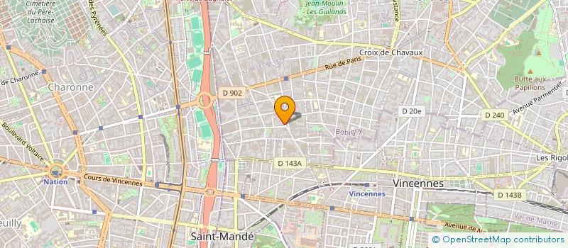 localisation de l'entreprise MONSIEUR LUDOVIC JANVIER à MONTREUIL