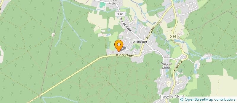 localisation de l'entreprise MONSIEUR LUDOVIC JARDIN  TRACY-LE-MONT