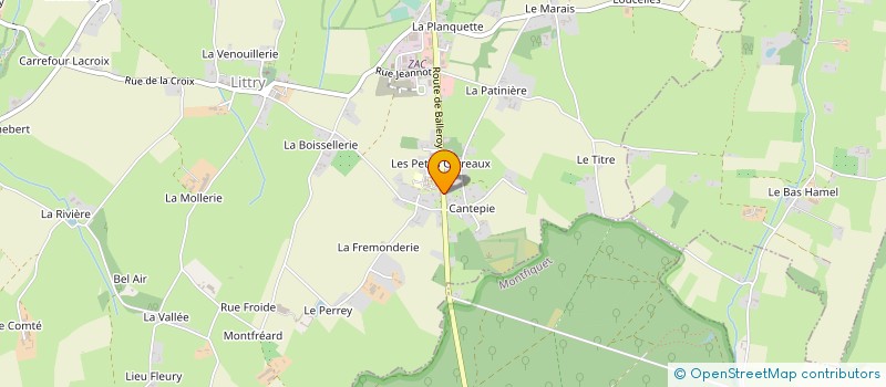 localisation de l'entreprise MONSIEUR LUDOVIC JARRY à LE MOLAY-LITTRY