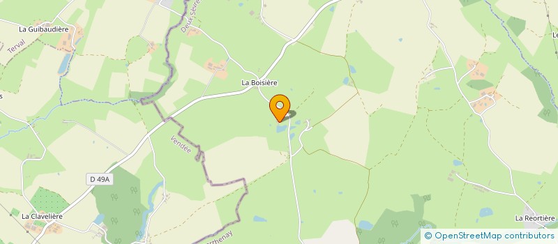 localisation de l'entreprise MONSIEUR LUDOVIC JARRY  LE BUSSEAU