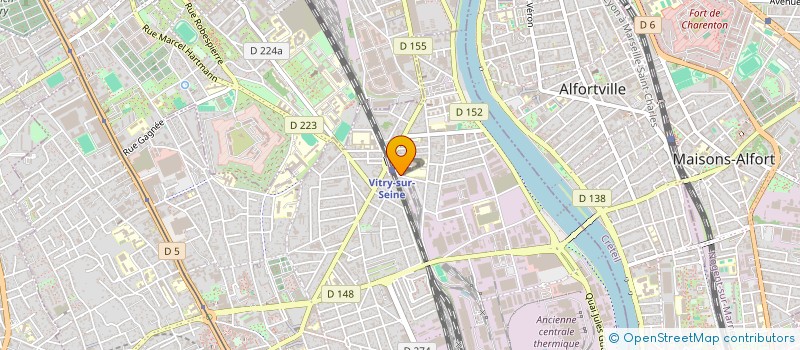 localisation de l'entreprise MONSIEUR LUDOVIC JEAN-MARIUS VAINQUEUR  VITRY-SUR-SEINE