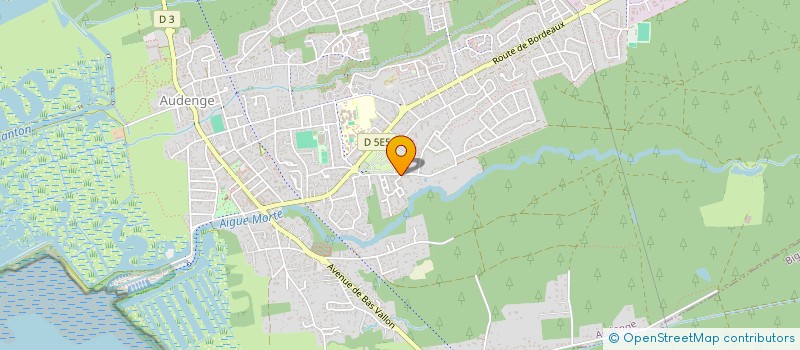 localisation de l'entreprise MONSIEUR LUDOVIC JEANDEL  AUDENGE