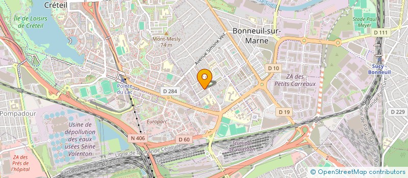 localisation de l'entreprise MONSIEUR LUDOVIC JEANNE  BONNEUIL-SUR-MARNE