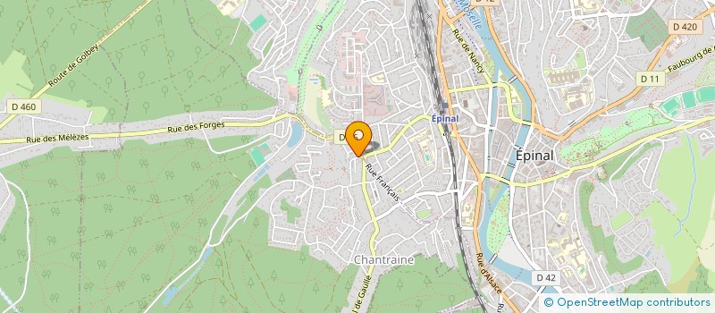 localisation de l'entreprise MONSIEUR LUDOVIC JEANPIERRE  CHANTRAINE