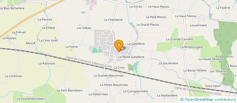 localisation de l'entreprise MONSIEUR LUDOVIC JEULAND  TORCE