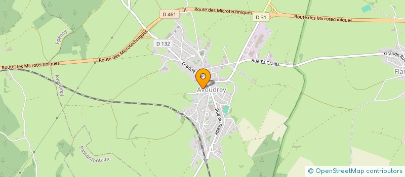 localisation de l'entreprise MONSIEUR LUDOVIC JEUNOT  AVOUDREY