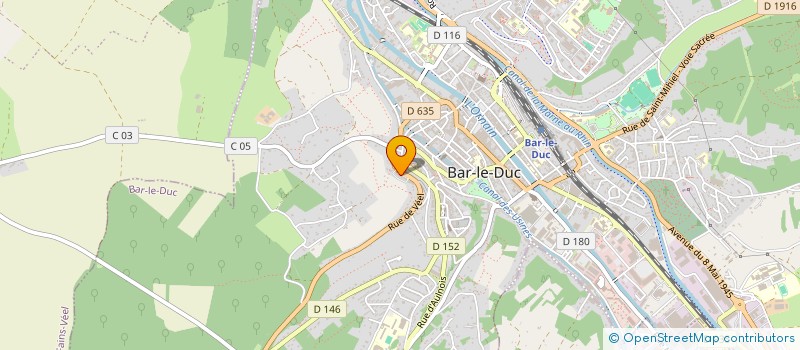 localisation de l'entreprise MONSIEUR LUDOVIC JOBARD  BAR-LE-DUC