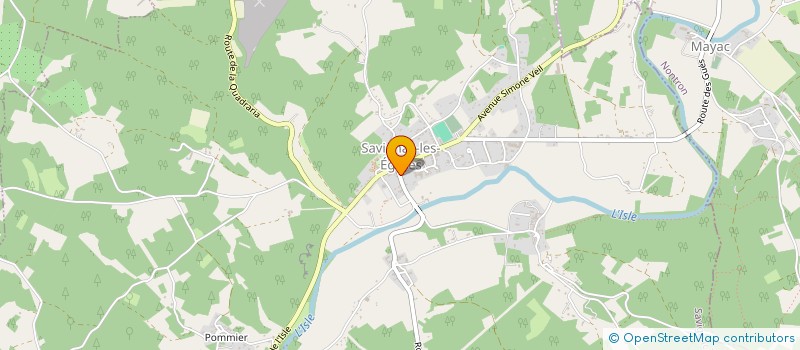 localisation de l'entreprise MONSIEUR LUDOVIC JOINEL  SAVIGNAC-LES-EGLISES