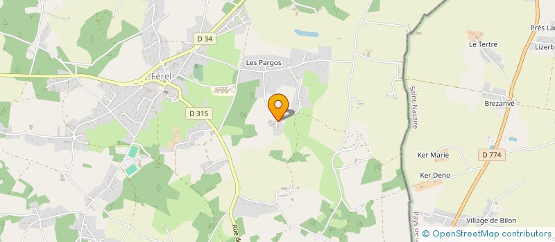 localisation de l'entreprise MONSIEUR LUDOVIC JOSSO  FEREL