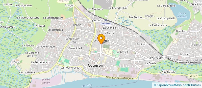 localisation de l'entreprise MONSIEUR LUDOVIC JOYEUX à COUERON