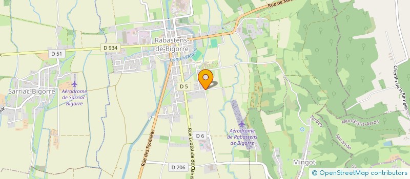 localisation de l'entreprise MONSIEUR LUDOVIC JUILLERET  RABASTENS-DE-BIGORRE
