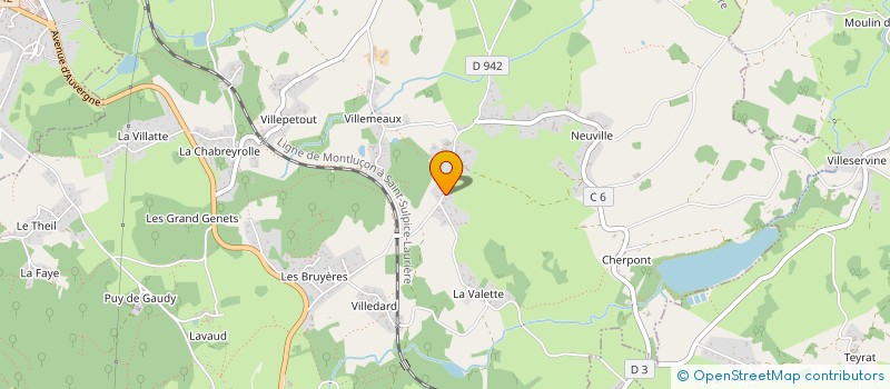 localisation de l'entreprise MONSIEUR LUDOVIC JUILLET à SAINTE-FEYRE
