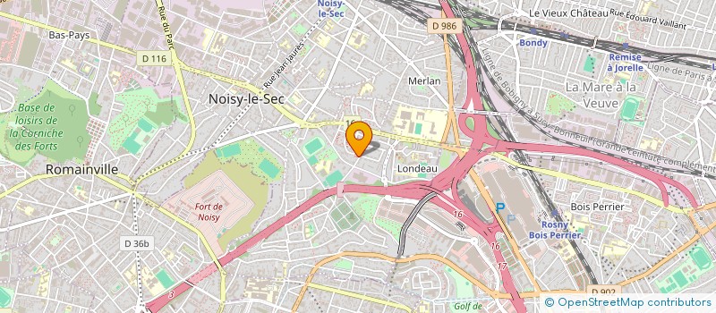 localisation de l'entreprise MONSIEUR LUDOVIC KANCEL à NOISY-LE-SEC