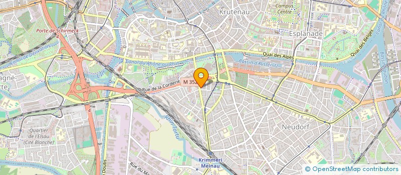 localisation de l'entreprise MONSIEUR LUDOVIC KELLER  STRASBOURG