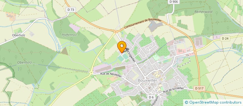 localisation de l'entreprise MONSIEUR LUDOVIC KENNEL  BOUXWILLER