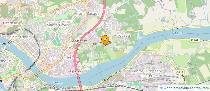 localisation de l'entreprise MONSIEUR LUDOVIC KERNANE à BAYONNE