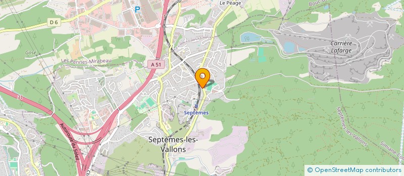 localisation de l'entreprise MONSIEUR LUDOVIC KEUSCH à SEPTEMES-LES-VALLONS