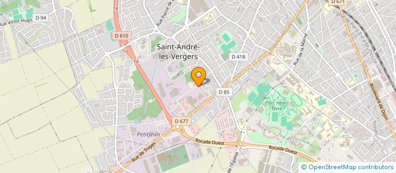 localisation de l'entreprise MONSIEUR LUDOVIC KIRCHNER  SAINT-ANDRE-LES-VERGERS