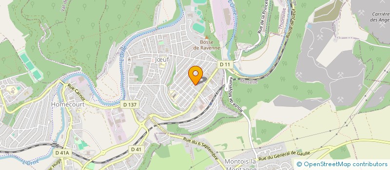 localisation de l'entreprise MONSIEUR LUDOVIC KREMER  JUF