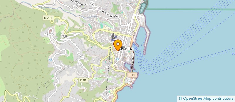 localisation de l'entreprise MONSIEUR LUDOVIC KUSIAK à BASTIA