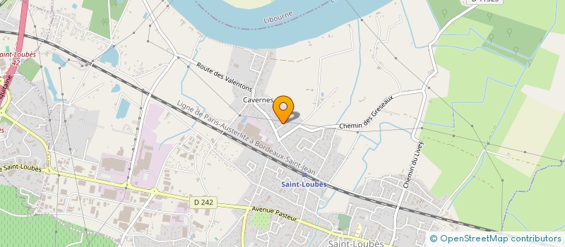 localisation de l'entreprise MONSIEUR LUDOVIC L'HOMME  SAINT-LOUBES