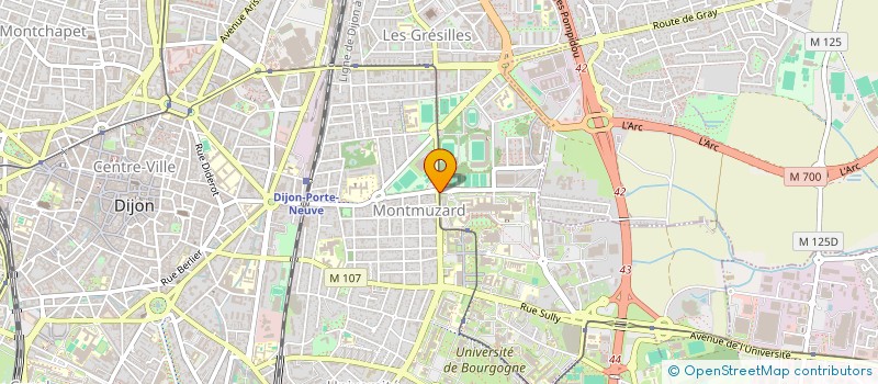 localisation de l'entreprise MONSIEUR LUDOVIC LABATTUT à DIJON
