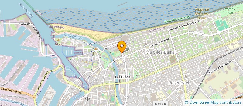 localisation de l'entreprise MONSIEUR LUDOVIC LABBE à DUNKERQUE
