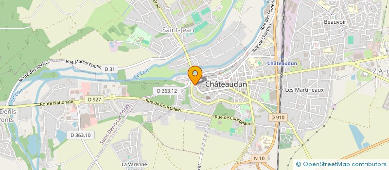 localisation de l'entreprise MONSIEUR LUDOVIC LABERTY à CHATEAUDUN