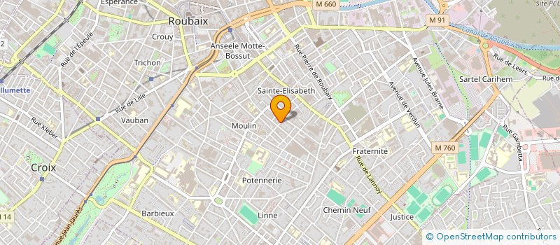 localisation de l'entreprise MONSIEUR LUDOVIC LABETH  ROUBAIX