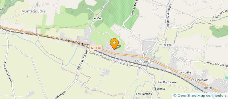 localisation de l'entreprise MONSIEUR LUDOVIC LABORDE  MONGAUZY