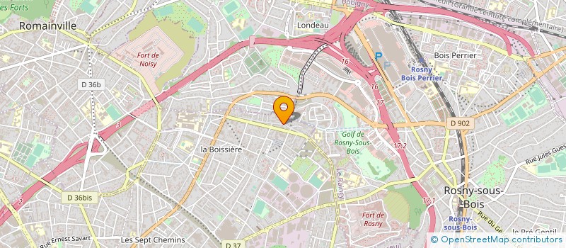 localisation de l'entreprise MONSIEUR LUDOVIC LACORNE à MONTREUIL