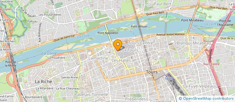 localisation de l'entreprise MONSIEUR LUDOVIC LACROIX  TOURS