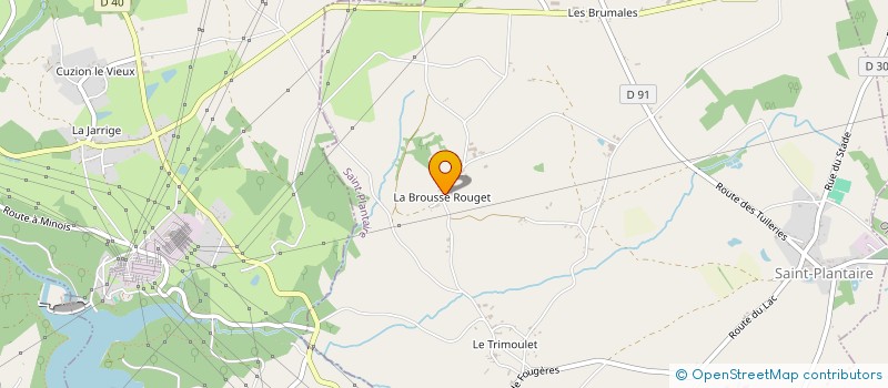 localisation de l'entreprise MONSIEUR LUDOVIC LAFEUILLE à SAINT-PLANTAIRE