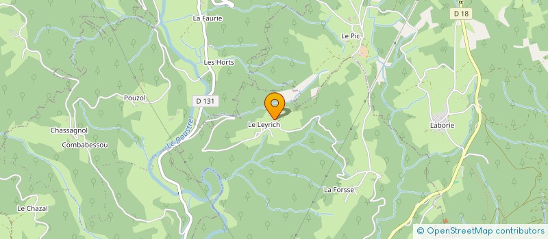 localisation de l'entreprise MONSIEUR LUDOVIC LAFON  SAINT-MARTIAL-ENTRAYGUES