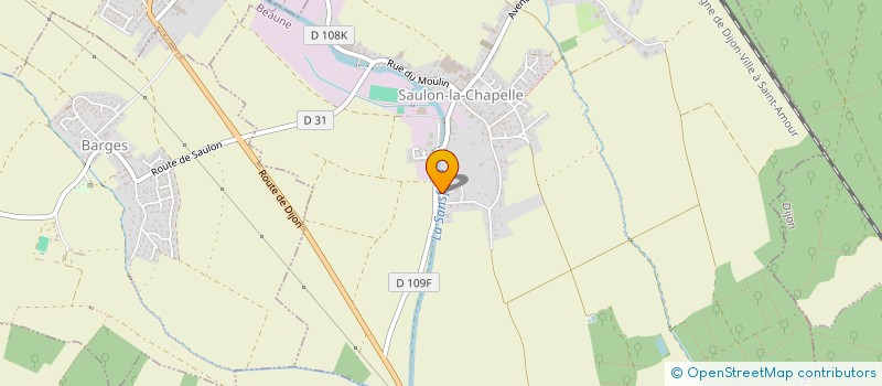 localisation de l'entreprise MONSIEUR LUDOVIC LAFOND  SAVOUGES