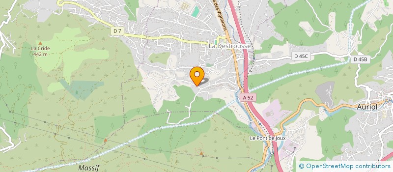 localisation de l'entreprise MONSIEUR LUDOVIC LAGACHE  LA DESTROUSSE