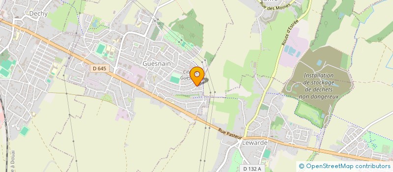 localisation de l'entreprise MONSIEUR LUDOVIC LAGACHE  GUESNAIN