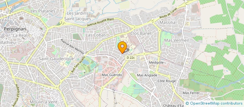 localisation de l'entreprise MONSIEUR LUDOVIC LAGARDE à PERPIGNAN
