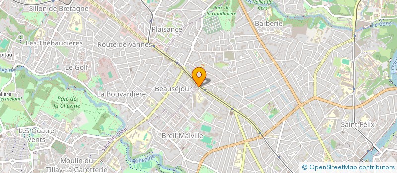 localisation de l'entreprise MONSIEUR LUDOVIC LAGOUTTE à NANTES