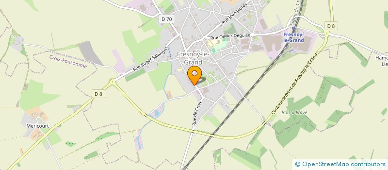 localisation de l'entreprise MONSIEUR LUDOVIC LAHAYE  FRESNOY-LE-GRAND