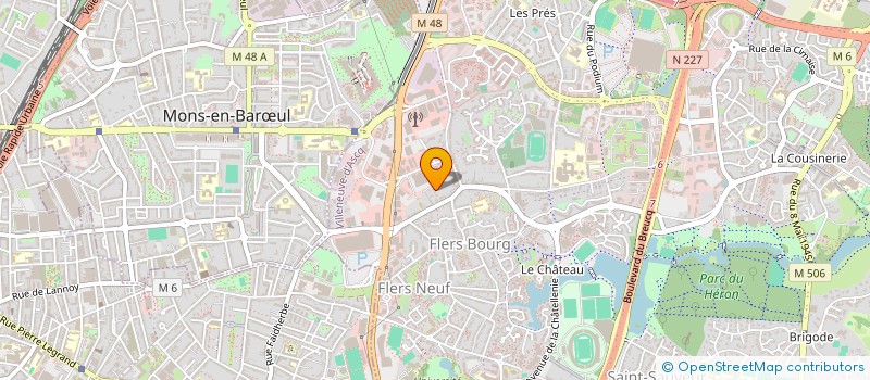 localisation de l'entreprise MONSIEUR LUDOVIC LAHOUSSE à VILLENEUVE-D'ASCQ