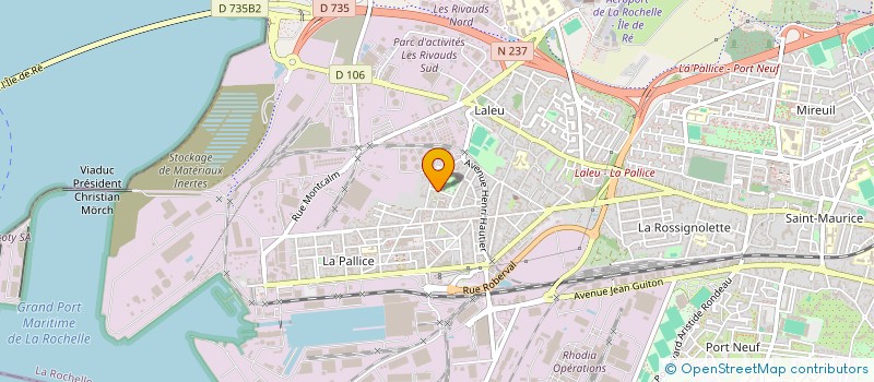 localisation de l'entreprise MONSIEUR LUDOVIC LAIDLI  LA ROCHELLE
