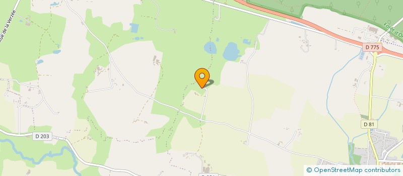 localisation de l'entreprise MONSIEUR LUDOVIC LAINE  OMBREE D'ANJOU